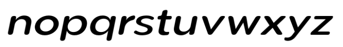 Pangi Rounded Medium Wide Italic Font LOWERCASE
