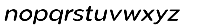Pangi Rounded News Italic Font LOWERCASE