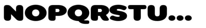 Pangi Rounded Ultra Expanded Font UPPERCASE
