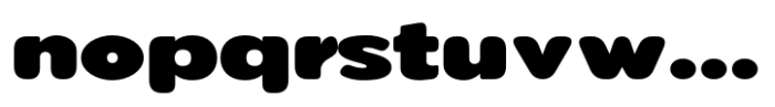 Pangi Rounded Ultra Expanded Font LOWERCASE