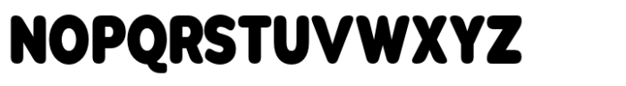 Pangi Rounded XBlk Condensed Font UPPERCASE