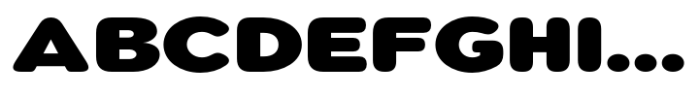 Pangi Rounded XBlk Expanded Font UPPERCASE