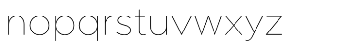 Pangi Thin Font LOWERCASE