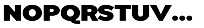 Pangi Wide Extra Black Font UPPERCASE