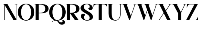 Panila Regular Font UPPERCASE