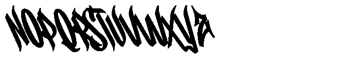Panindig Bold Font UPPERCASE