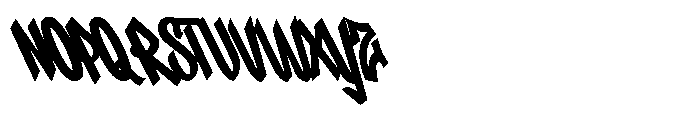 Panindig Bold Font LOWERCASE