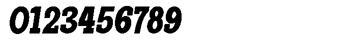 Pano Slab Black Condensed Italic Font OTHER CHARS