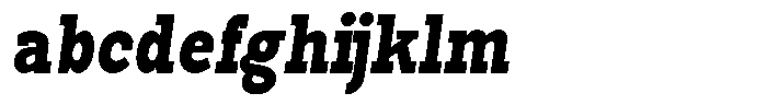Pano Slab Black Condensed Italic FONT