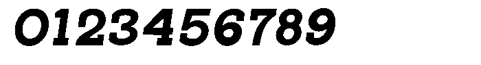 Pano Slab Black Semi Expanded Italic Font OTHER CHARS