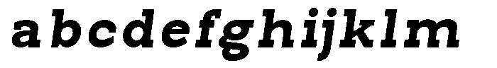 Pano Slab Black Semi Expanded Italic FONT