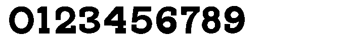 Pano Slab Black Semi Expanded Font OTHER CHARS