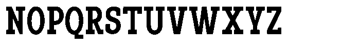 Pano Slab Bold Condensed Font UPPERCASE