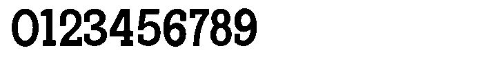 Pano Slab Bold Semi Condensed Font OTHER CHARS