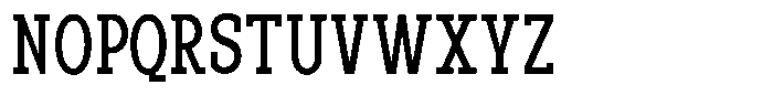 Pano Slab Condensed Font UPPERCASE