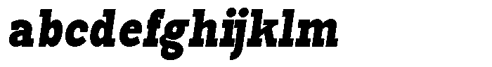 Pano Slab Extra Black Condensed Italic FONT