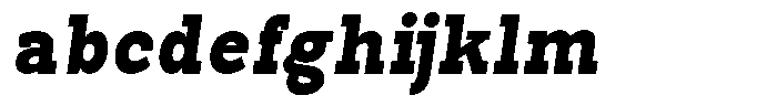 Pano Slab Extra Black Sem Condensed Italic FONT