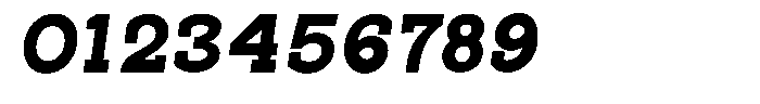 Pano Slab Extra Black Sem Exp Italic Font OTHER CHARS