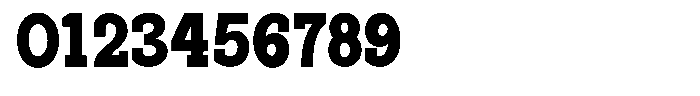 Pano Slab Extra Black Semi Condensed Font OTHER CHARS
