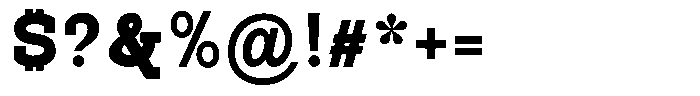 Pano Slab Extra Black Font OTHER CHARS