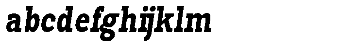 Pano Slab Extra Bold Condensed Italic FONT
