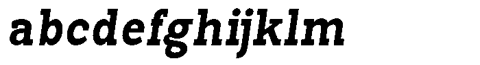 Pano Slab Extra Bold Sem Condensed Italic FONT