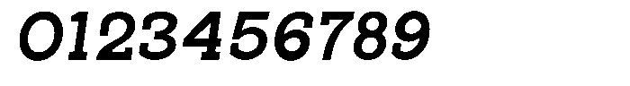 Pano Slab Extra Bold Semi Expanded Italic Font OTHER CHARS