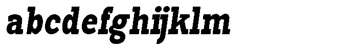 Pano Slab Heavy Condensed Italic FONT