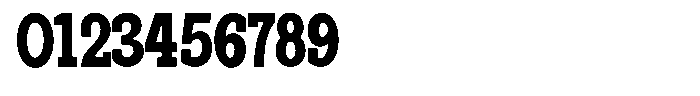 Pano Slab Heavy Condensed Font OTHER CHARS