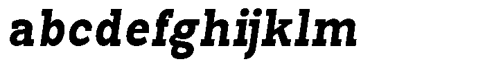 Pano Slab Heavy Semi Condensed Italic FONT