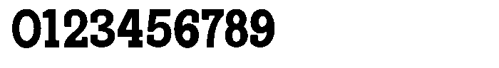 Pano Slab Heavy Semi Condensed Font OTHER CHARS