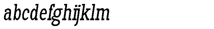 Pano Slab Light Condensed Italic FONT