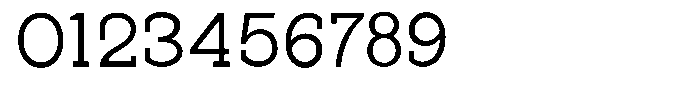 Pano Slab Light Semi Expanded Font OTHER CHARS