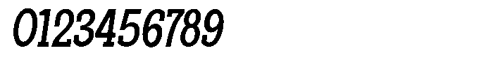 Pano Slab Medium Condensed Italic Font OTHER CHARS