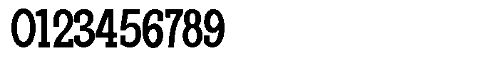 Pano Slab Semi Bold Condensed Font OTHER CHARS