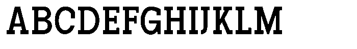 Pano Slab Semi Bold Semi Condensed Font UPPERCASE