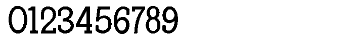 Pano Slab Semi Condensed Font OTHER CHARS