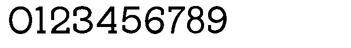 Pano Slab Semi Expanded Font OTHER CHARS