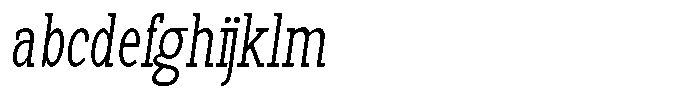 Pano Slab Thin Condensed Italic FONT