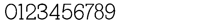 Pano Slab Thin Font OTHER CHARS