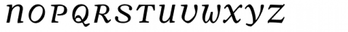 Panoptica Italic Font LOWERCASE
