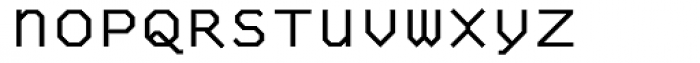 Panoptica Octagonal Font UPPERCASE