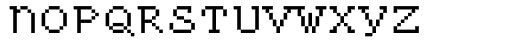 Panoptica Pixel Font LOWERCASE