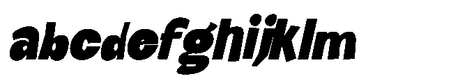 Panpan and Dondot Black Italic FONT