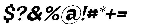 Panpan and Dondot Bold Italic Font OTHER CHARS