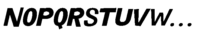 Panpan and Dondot Bold Italic Font UPPERCASE