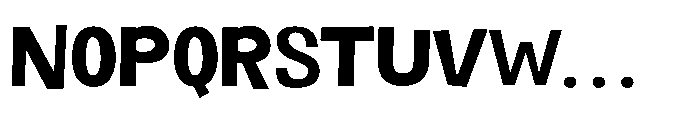 Panpan and Dondot Bold Font UPPERCASE
