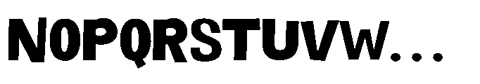 Panpan and Dondot Extra Bold Font UPPERCASE