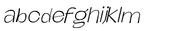 Panpan and Dondot Extra Light Italic FONT