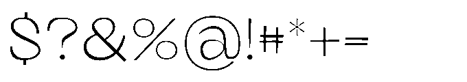 Panpan and Dondot Extra Light Font OTHER CHARS